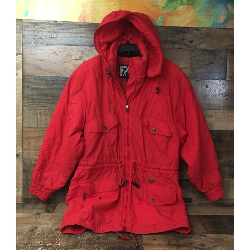 Tyrolia Skiwear Ski Jacket Women 10 Microseal Waterproof Windproof Vintage 80s